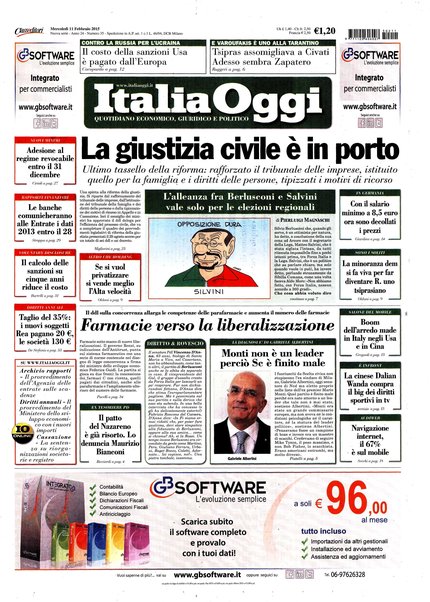 Italia oggi : quotidiano di economia finanza e politica